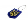 Car mirror pendant with logo Coat of arms of Ukraine (type 1)