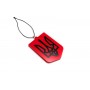 Car mirror pendant with logo Coat of arms of Ukraine (type 1)