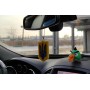 Car mirror pendant with logo Coat of arms of Ukraine (type 1)
