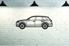 Car Wall Art decor for Audi Q7 II 2015+ - (type SIDE)
