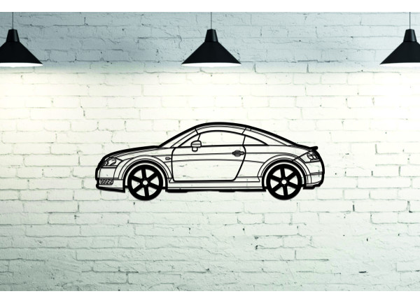 Car Wall Art decor for Audi TT I 1998-2006 - (type SIDE)