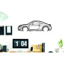 Car Wall Art decor for Audi TT I 1998-2006 - (type SIDE)