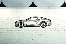 Car Wall Art decor for Bentley Continental GT III 2018-2024 - (type SIDE)
