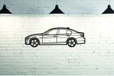 Car Wall Art decor for BMW 3 F30 2012-2018 - (type SIDE)