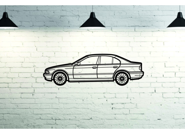 Car Wall Art decor for BMW 5 E39 1996-2003 - (type SIDE)