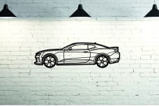Car Wall Art decor for Chevrolet Camaro VI 2016+ - (type SIDE)