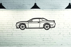Car Wall Art decor for Dodge Challenger 2008+ - (type SIDE)