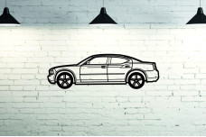 Car Wall Art decor for Dodge Charger 2005-2011 - (type SIDE)
