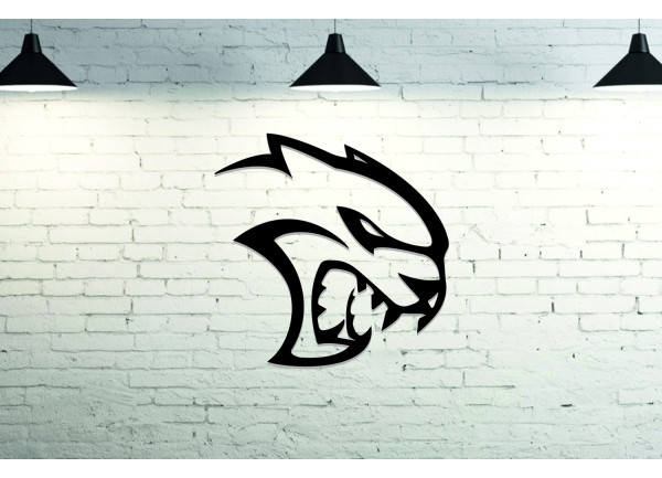 Car Wall Art decor for Hellcat - (type SIDE)