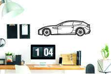 Car Wall Art decor for Ferrari FF 2011-2016 - (type SIDE)