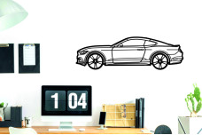 Car Wall Art decor for Ford Mustang VI 2015-2023 - (type SIDE)