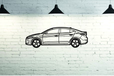 Car Wall Art decor for Hyundai Avante VI AD 2015-2020 - (type SIDE)