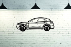 Car Wall Art decor for Infiniti QX70 2008+ - (type SIDE)