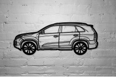 Car Wall Art decor for KIA Sorento II 2009-2015 - (type SIDE)