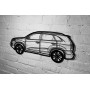 Car Wall Art decor for KIA Sorento II 2009-2015 - (type SIDE)