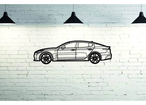 Car Wall Art decor for Kia Stinger 2017+ - (type SIDE)