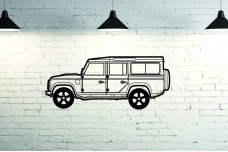 Car Wall Art decor for Land Rover Defender I 1983-2016 - (type SIDE)