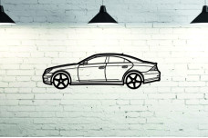 Car Wall Art decor for Mercedes CLS-Class I (C219) 2004-2010 - (type SIDE)