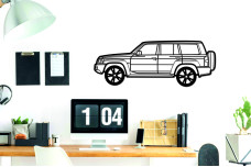 Car Wall Art decor for Nissan Patrol Y61 1997-2010 - (type SIDE)