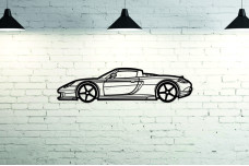 Car Wall Art decor for Porsche Carrera GT 2004-2007 - (type SIDE)