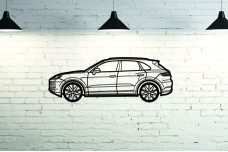Car Wall Art decor for Porsche Cayenne III 2017+ - (type SIDE)
