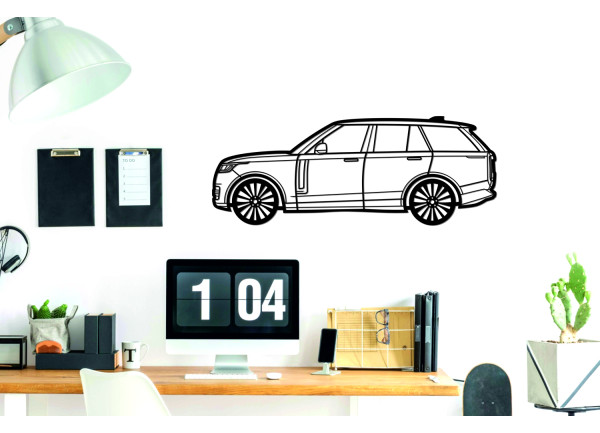 Car Wall Art decor for Range Rover V 2022+ - (type SIDE)