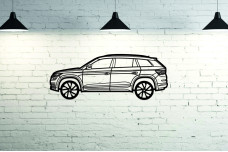 Car Wall Art decor for Skoda Kodiaq I 2016-2021 - (type SIDE)