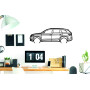 Car Wall Art decor for Skoda Kodiaq I 2016-2021 - (type SIDE)