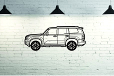 Car Wall Art decor for Toyota Prado 250 2023+ - (type SIDE)