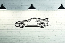 Car Wall Art decor for Toyota Supra IV 1993-2002 - (type SIDE)