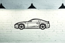 Car Wall Art decor for Toyota Supra V 2019+ - (type SIDE)