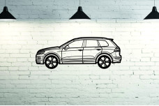 Car Wall Art decor for Volkswagen Touareg II 2010-2018 - (type SIDE)